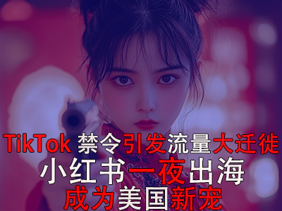 TikTok禁令引發(fā)流量大遷徙：小紅書一夜出海，成為美國新寵